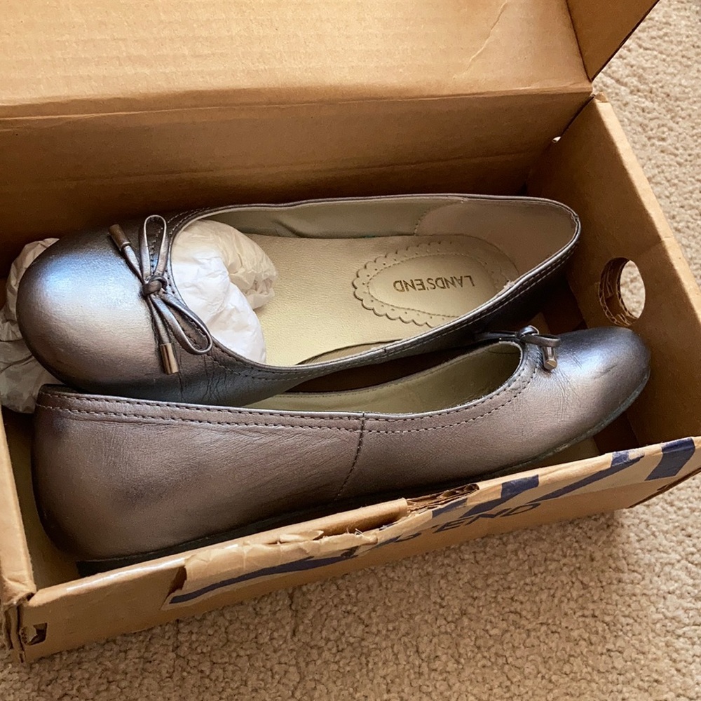Girls Lands End ballet flats